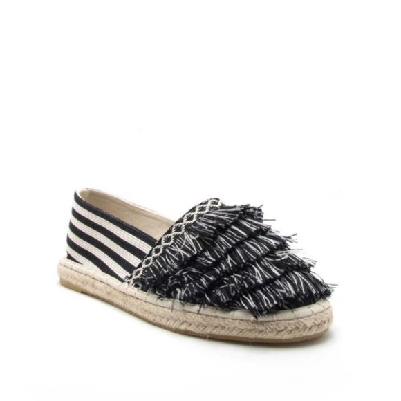 Striped fringed espadrilles Qupid Sora02 - Picture 2 of 4